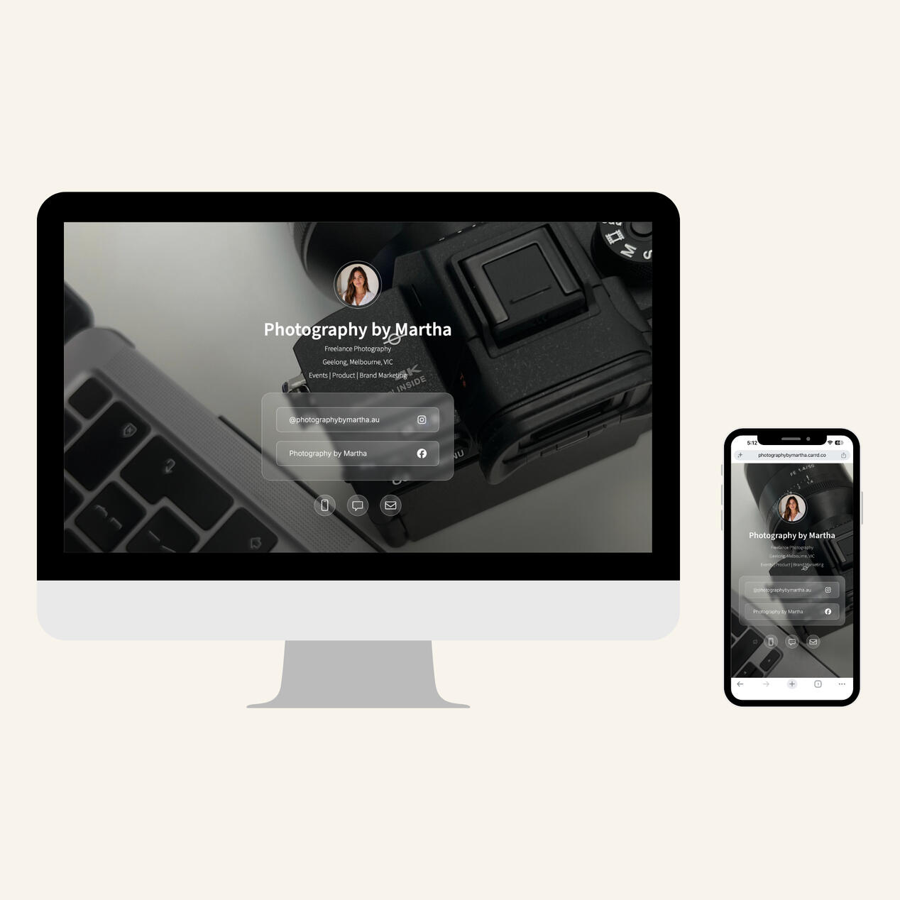 Front Door Studio Website Design Business Single View Package Affordable Bellarine Peninsula